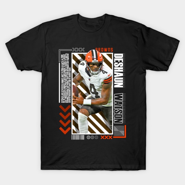 Deshaun Watson Paper Poster Version 10 T-Shirt by art.Hamdan